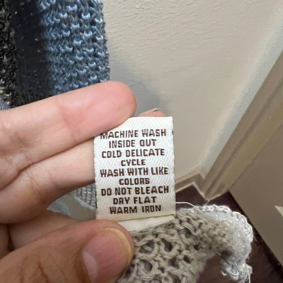 Vintage Havana Striped blue,red,& yellow Baja Knit Summer Sweater Small - Picture 4 of 6